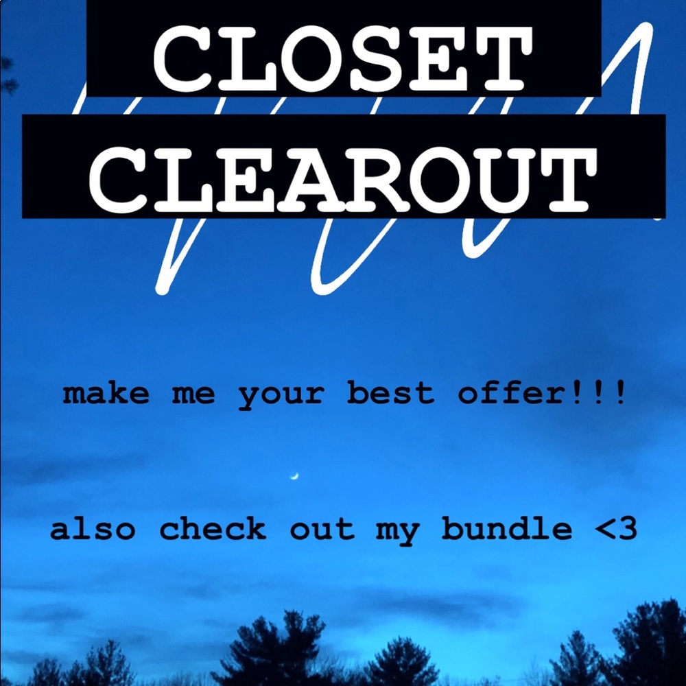 closet clearout!!!!